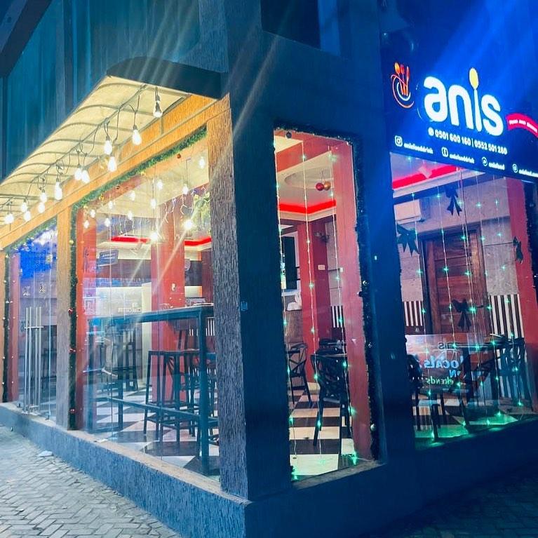 Restaurant at night