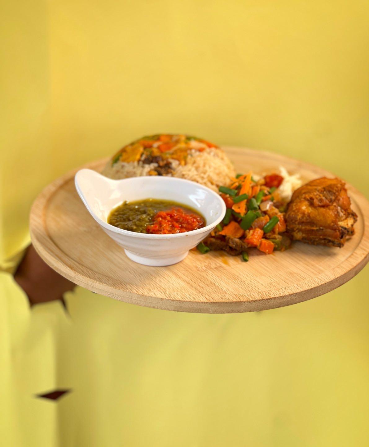 Regular Fried Rice with Grilled Chicken (Large)